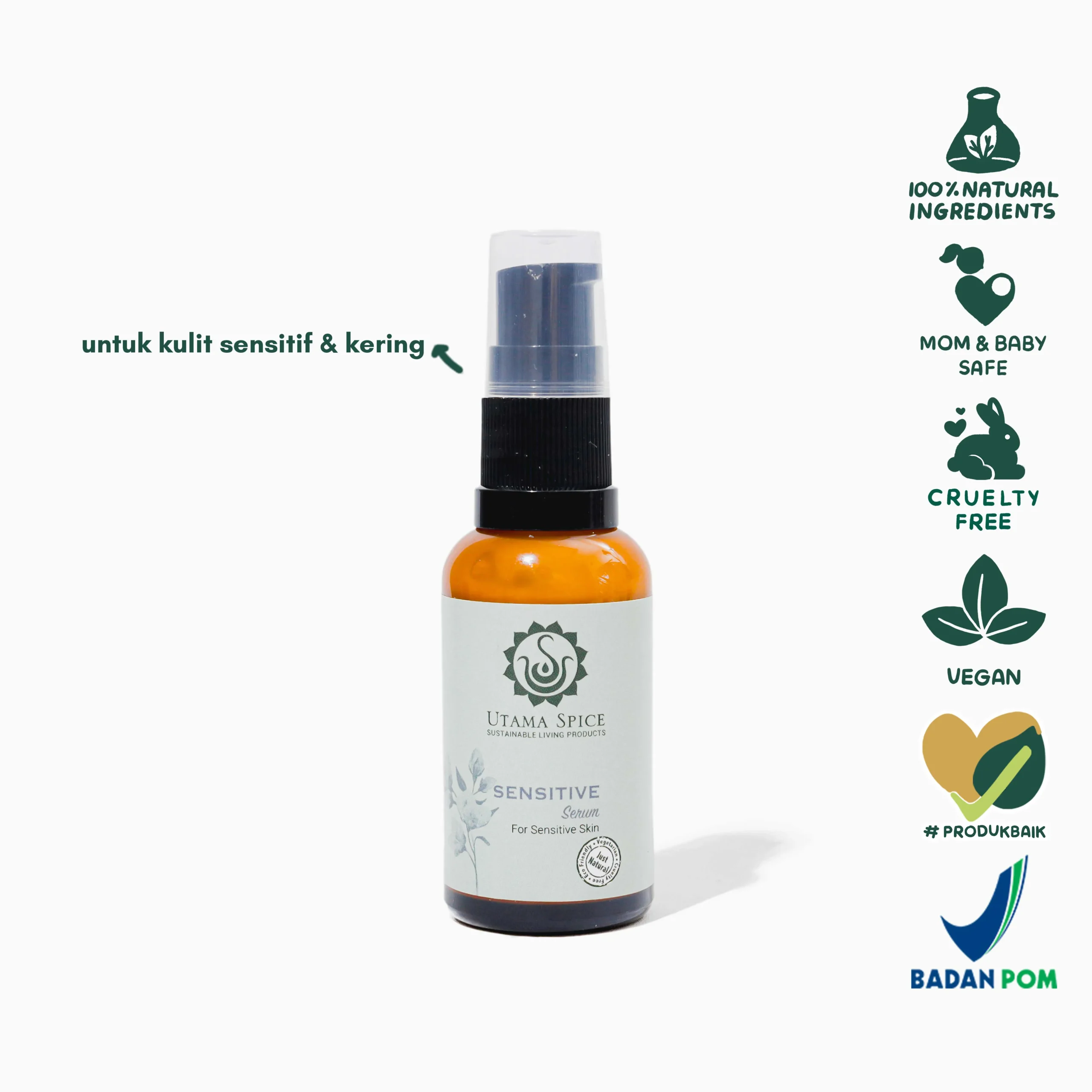 Utama Spice Sensitive Serum Cover