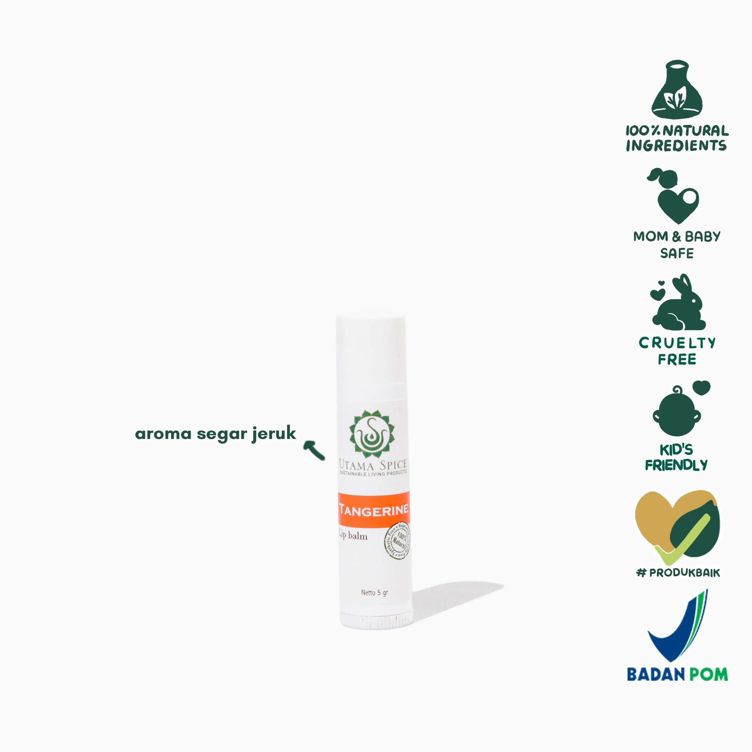 Utama Spice Lipbalm Tangerine Cover