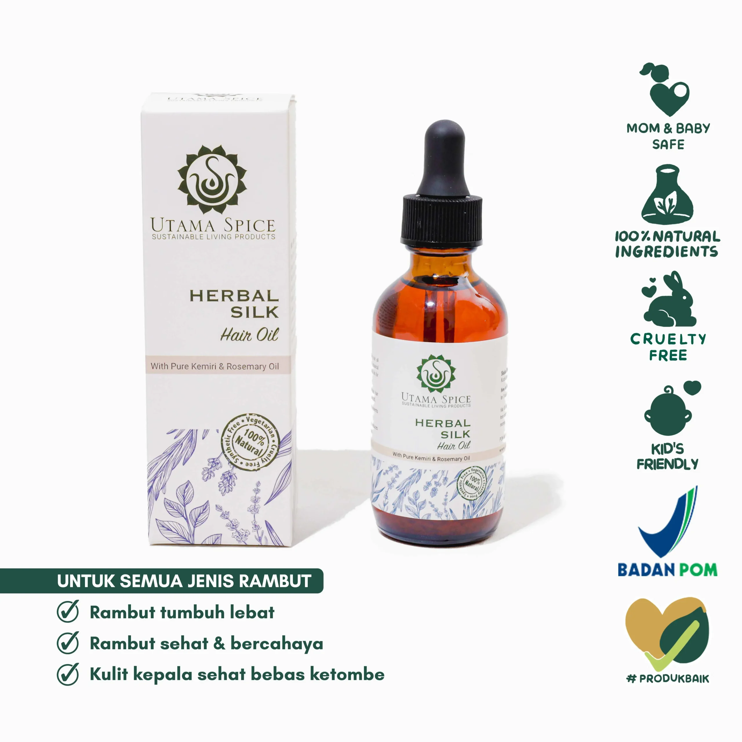 Utama SPice Hair Oil Cover