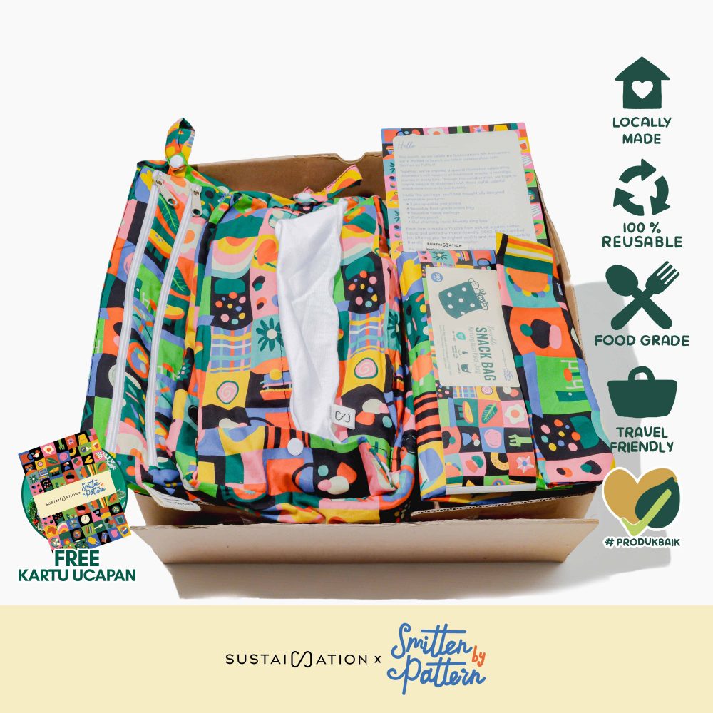 Smitten by Pattern Gift Set |Eco-friendly Hampers by Sustaination (2-5 Pcs)