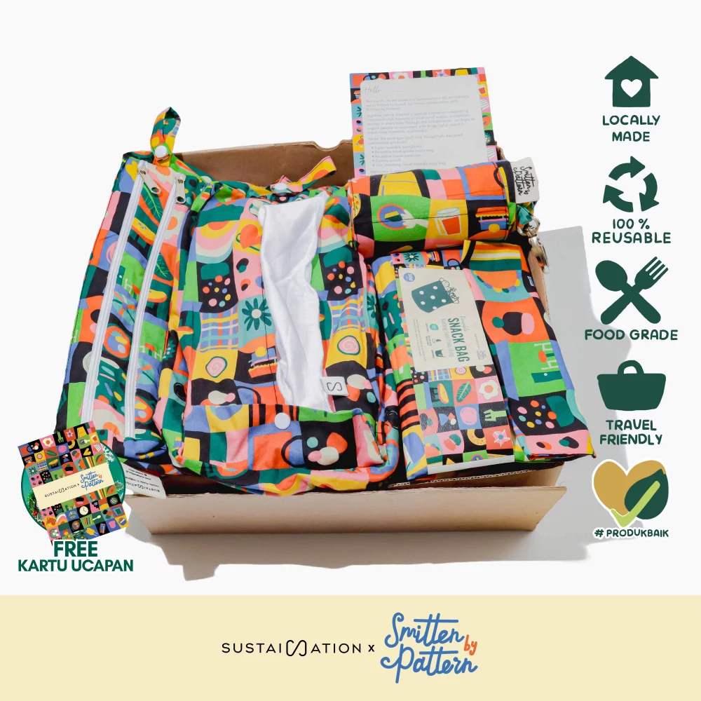 Smitten by Pattern Gift Set |Eco-friendly Hampers by Sustaination (2-5 Pcs)